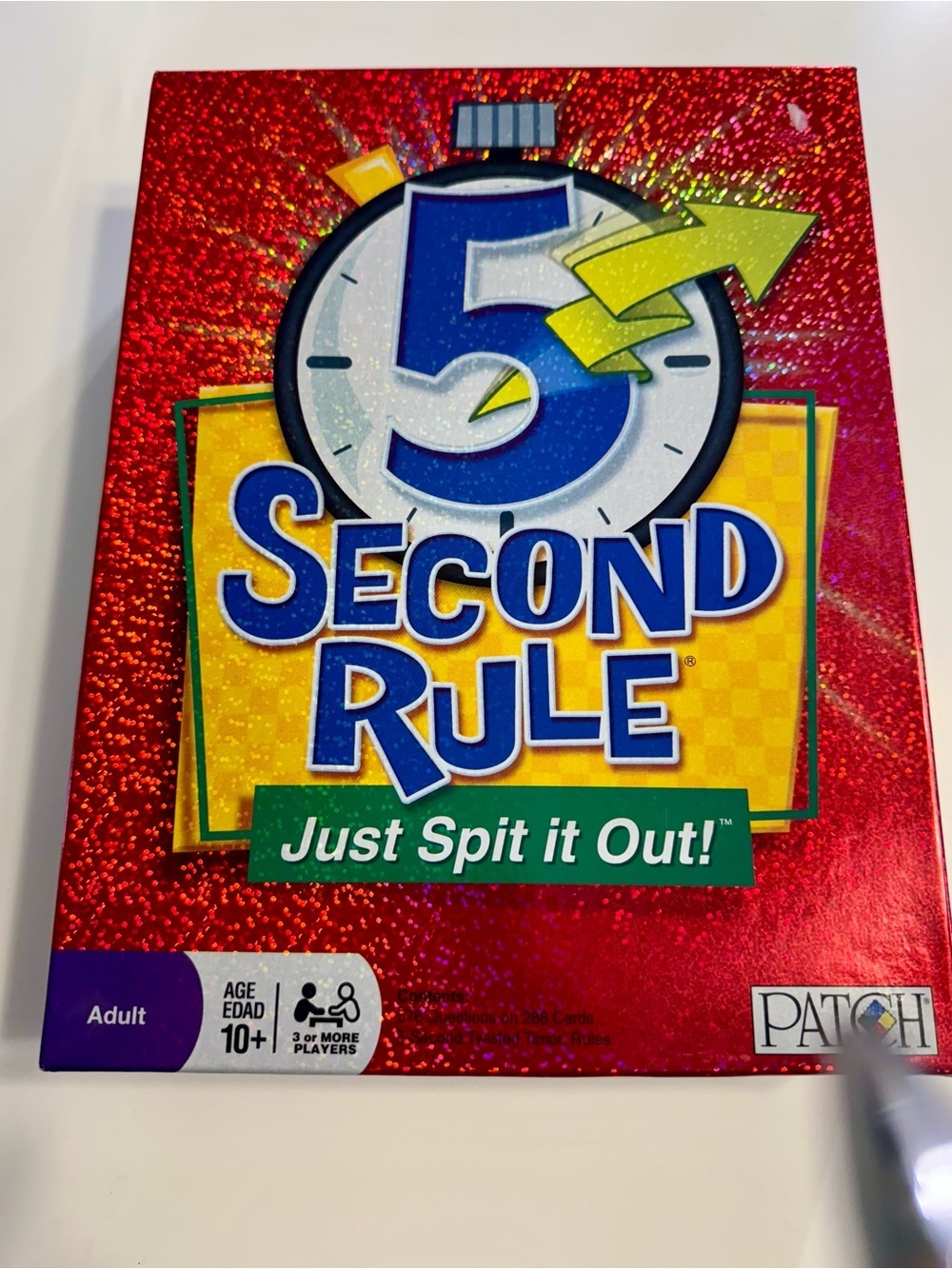 New Still Sealed- 5 Second Rule Party Game - Bright Red Box